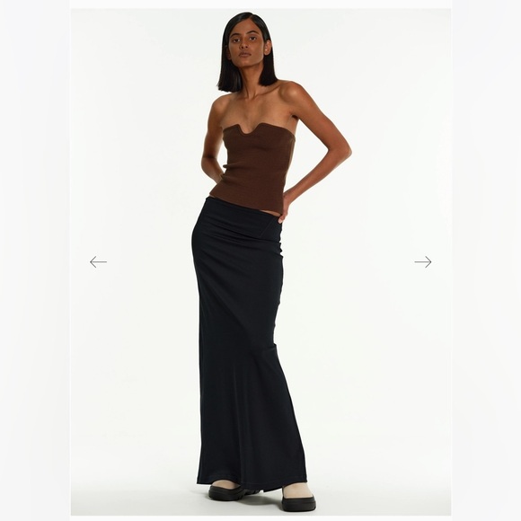 NWOT! | Source Unknown Jersey Maxi Skirt - Picture 1 of 5